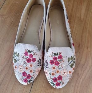 Topshop floral shoes